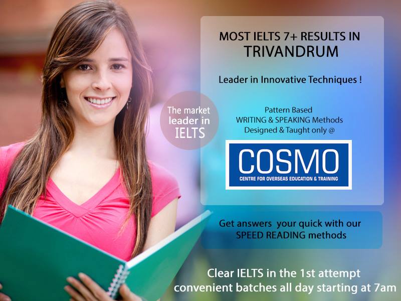 COSMO Centre - Best IELTS Training Centre in Trivandrum